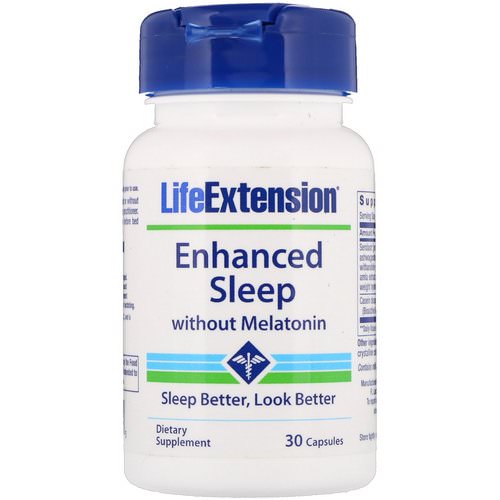 Life Extension, Enhanced Sleep without Melatonin, 30 Capsules Review