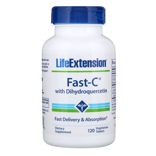 Life Extension, Fast-C with Dihydroquercetin, 120 Vegetarian Tablets Review