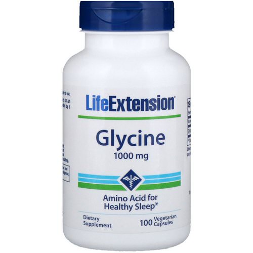 Life Extension, Glycine, 1,000 mg, 100 Vegetarian Capsules Review
