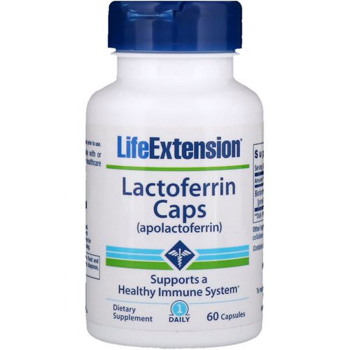 Life Extension, Lactoferrin Caps, 60 Capsules Review