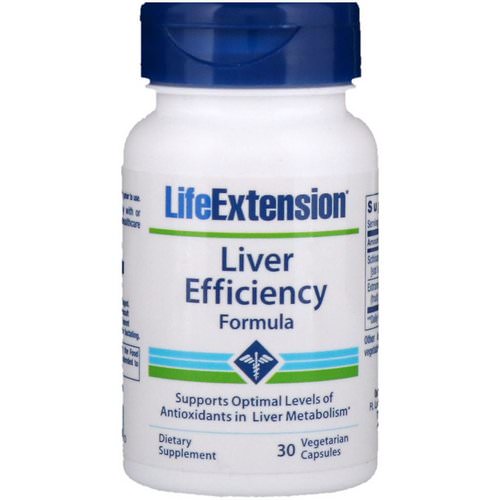 Life Extension, Liver Efficiency Formula, 30 Vegetarian Capsules Review