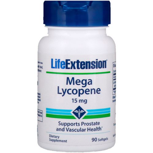Life Extension, Mega Lycopene, 15 mg, 90 Softgels Review