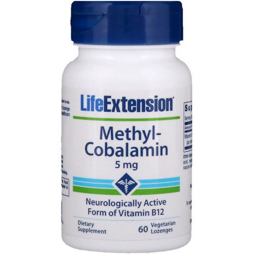 Life Extension, Methylcobalamin, 5 mg, 60 Vegetarian Lozenges Review