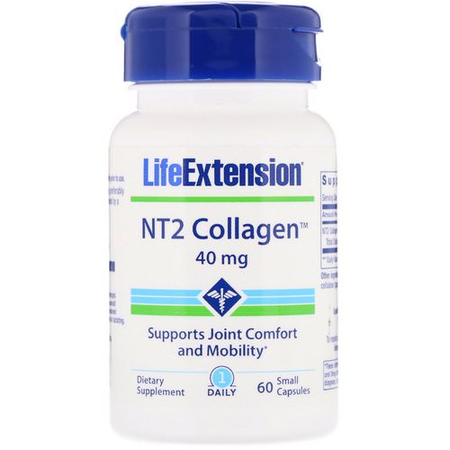 Life Extension, NT2 Collagen, 40 mg, 60 Small Capsules Review