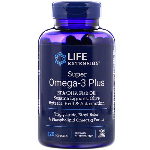 Life Extension, Super Omega-3 Plus, 120 Softgels Review