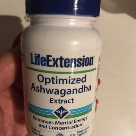 Life Extension Ashwagandha Calm Formulas - 鎮靜劑, 補品, Ashwagandha, Adaptogens