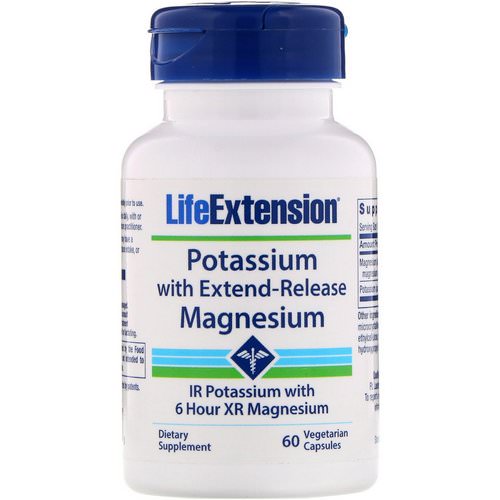 Life Extension, Potassium with Extend-Release Magnesium, 60 Vegetarian Capsules Review