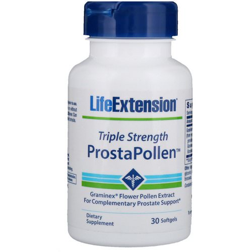 Life Extension, ProstaPollen, Triple Strength, 30 Softgels Review