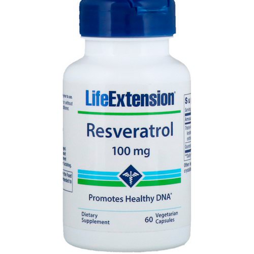 Life Extension, Resveratrol, 100 mg, 60 Vegetarian Capsules Review
