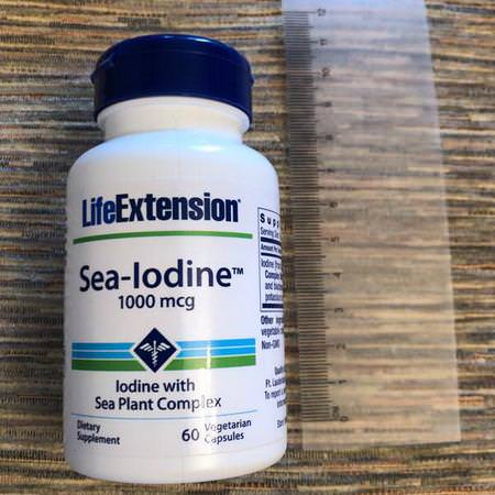 Life Extension, Sea-Iodine, 1,000 mcg, 60 Vegetarian Capsules