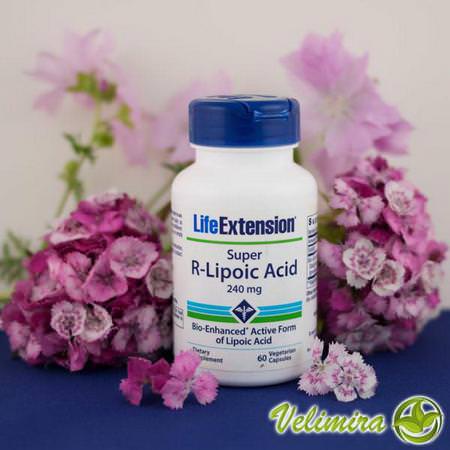 Life Extension Alpha Lipoic Acid - α硫辛酸, 抗氧化劑, 補劑