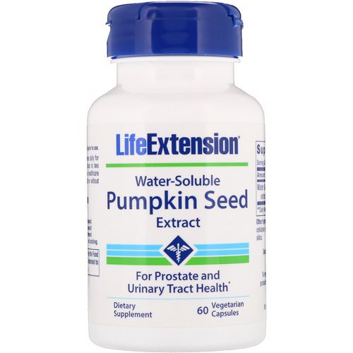 Life Extension, Water-Soluble Pumpkin Seed Extract, 60 Vegetarian Capsules Review