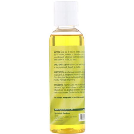 蘆薈護膚, 皮膚護理: Life-flo, Aloe Vera Oil, 4 fl oz (118 ml)