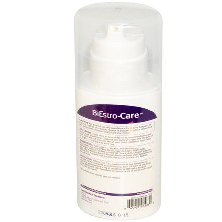 婦女保健品, 補品: Life-flo, Bi-Estro Care Body Cream, 4 oz (113.4 g)