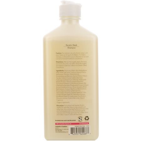 洗髮, 護髮: Life-flo, Keratin Sleek Shampoo, All Hair Types, Apricot, 14.5 fl oz (429 ml)