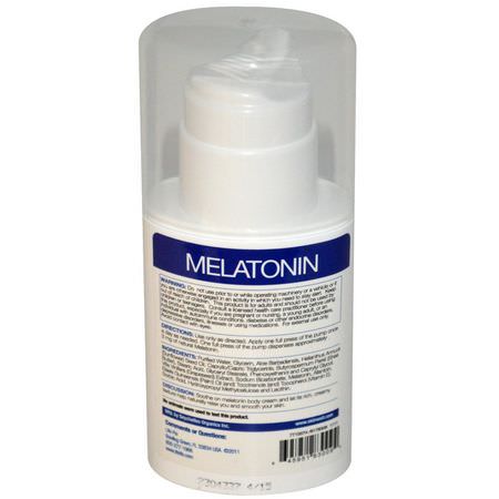 藥膏, 外用藥: Life-flo, Melatonin Body Cream, 2 oz (57 g)