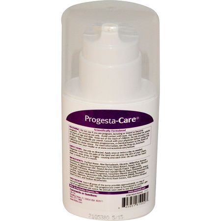 孕激素產品, 婦女健康: Life-flo, Progesta-Care, Body Cream, 2 oz (57 g)