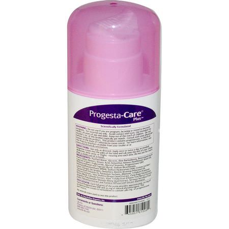 孕激素產品, 婦女健康: Life-flo, Progesta-Care Plus, Body Cream, 4 oz (113.4 g)
