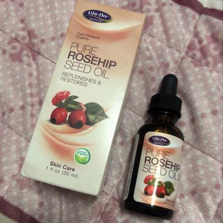 Life-flo Face Oils Rosehip - 玫瑰果, 按摩油, 身體, 沐浴