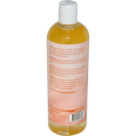 紅花油, 重量: Life-flo, Pure Safflower Oil, Skin Care, 16 fl oz (473 ml)