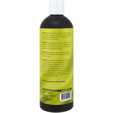 面油, 面霜: Life-flo, Pure Hemp Seed Oil, 16 fl oz (473 ml)