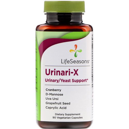 LifeSeasons, Urinari-X Urinary/Yeast Support, 90 Vegetarian Capsules Review