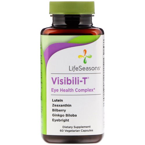 LifeSeasons, Visibili-T, Eye Health Complex, 60 Vegetarian Capsules Review