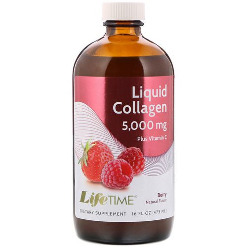 LifeTime Vitamins, Liquid Collagen Plus Vitamin C, Berry Flavor, 5,000 mg, 16 fl oz (473 ml) Review