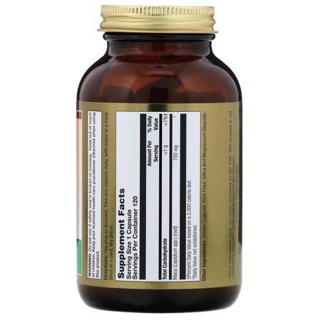 瑪咖, 順勢療法: LifeTime Vitamins, Peruvian Maca, 750 mg, 120 Capsules