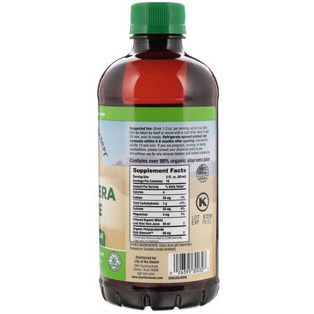蘆薈, 消化: Lily of the Desert, Aloe Vera Juice, Whole Leaf Filtered, 32 fl oz (946 ml)
