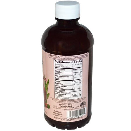 蘆薈, 消化: Lily of the Desert, Cran Apple Aloe Vera Juice, 32 fl oz (946 ml)