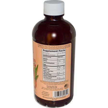 蘆薈, 消化: Lily of the Desert, Orange Papaya Aloe Vera Juice, 32 fl oz (946 ml)
