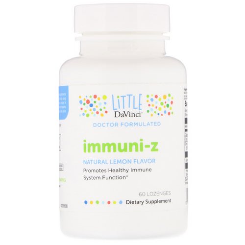 Little DaVinci, Immuni-Z, Natural Lemon, 60 Lozenges Review