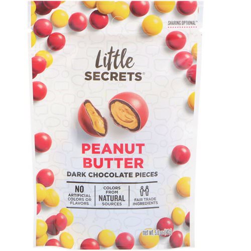 Little Secrets, Dark Chocolate Pieces, Peanut Butter, 5.0 oz (142 g) Review
