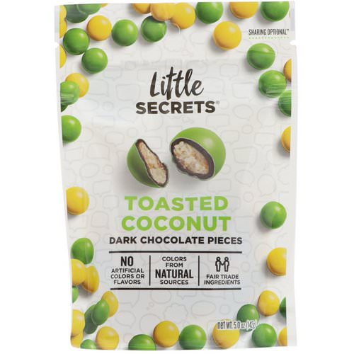 Little Secrets, Dark Chocolate Pieces, Toasted Coconut, 5 oz (142 g) Review