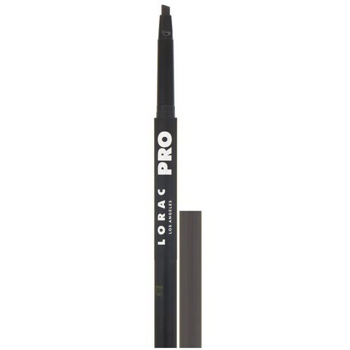 Lorac, Pro Precision Brow Pencil, Dark Cool Brown, 0.005 oz (0.16 g) Review