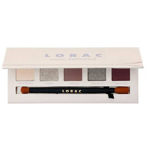 Lorac, Unzipped Elegance Eye Shadow Palette with Dual-Ended Brush, 0.37 oz (10.5 g) Review
