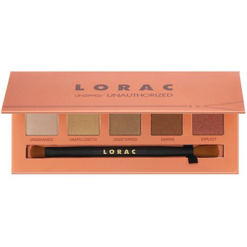 Lorac, Unzipped Unauthorized Eye Shadow Palette with Dual-Ended Brush, 0.37 oz (10.5 g) Review