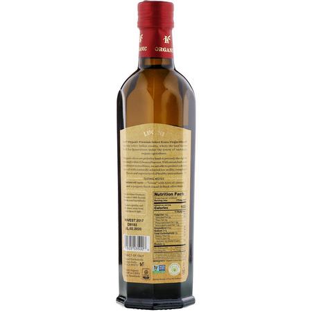 橄欖油, 醋: Lucini, Premium Select, Organic Extra Virgin Olive Oil, 16.9 fl oz (500 ml)