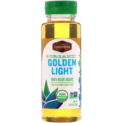 Madhava Natural Sweeteners, Organic Golden Light 100% Blue Agave, 11.75 oz (333 g) Review