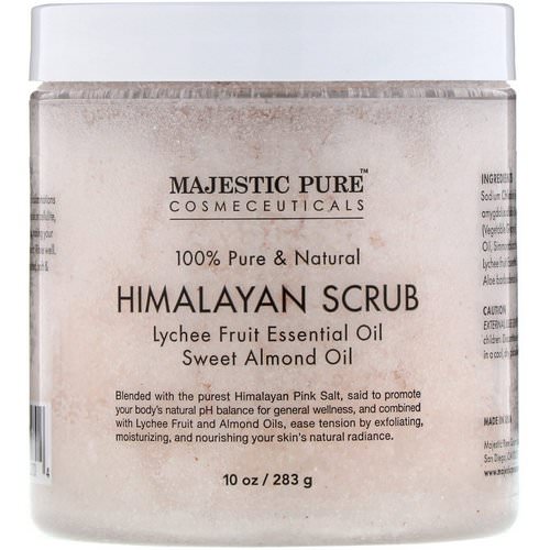 Majestic Pure, 100% Pure & Natural, Himalayan Scrub, 10 oz (283 g) Review