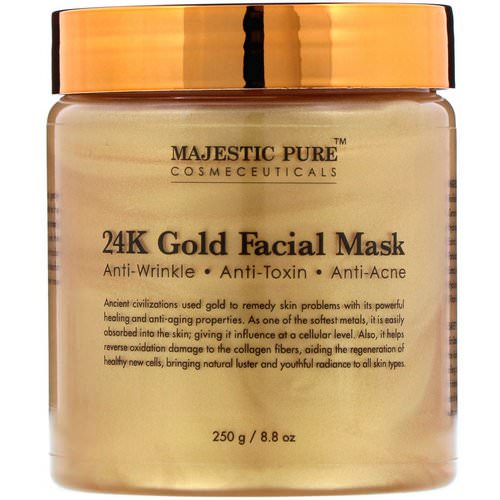 Majestic Pure, 24K Gold Facial Mask, 8.8 oz (250 g) Review