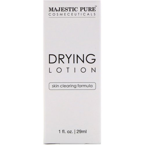 Majestic Pure, Drying Lotion, Skin Clearing Formula, 1 fl oz (29 ml) Review