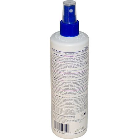 纏結, 護髮: Mane 'n Tail, Detangler Spray, 12 fl oz (355 ml)