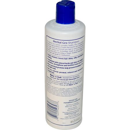 洗髮, 護髮: Mane 'n Tail, Herbal Gro Shampoo, 12 fl oz (355 ml)