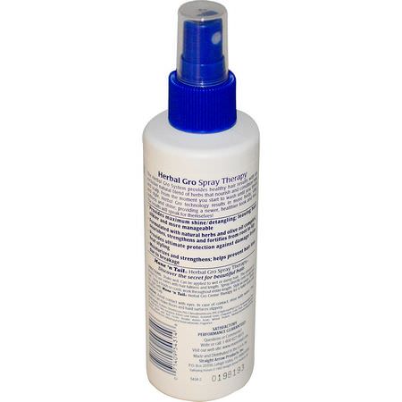 纏結, 護髮: Mane 'n Tail, Herbal Gro Spray Therapy, 6 fl oz (178 ml)