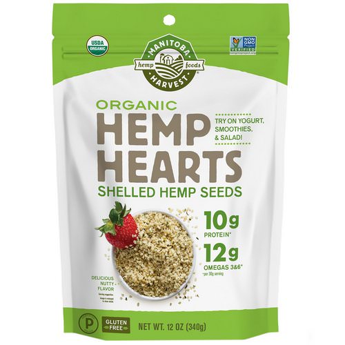 Manitoba Harvest, Hemp Hearts, Organic Shelled Hemp Seeds, Delicious Nutty Flavor, 12 oz (340 g) Review
