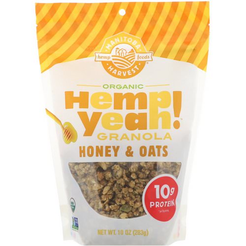 Manitoba Harvest, Hemp Yeah! Organic Granola, Honey & Oats, 10 oz (283 g) Review