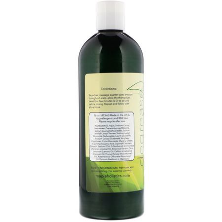 洗髮, 護髮: Maple Holistics, Degrease, Moisture Control Shampoo, 16 oz (473 ml)