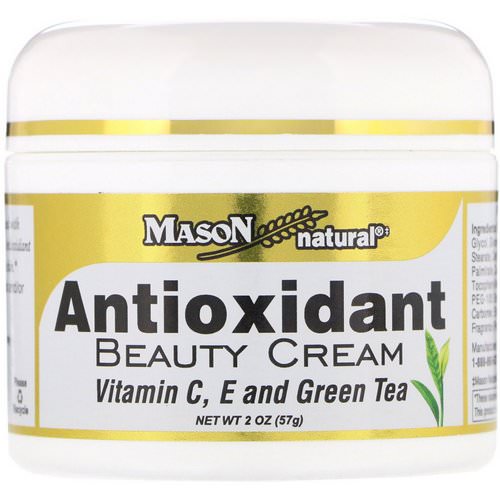 Mason Natural, Antioxidant Beauty Cream with Vitamin C, E, and Green Tea, 2 oz (57 g) Review